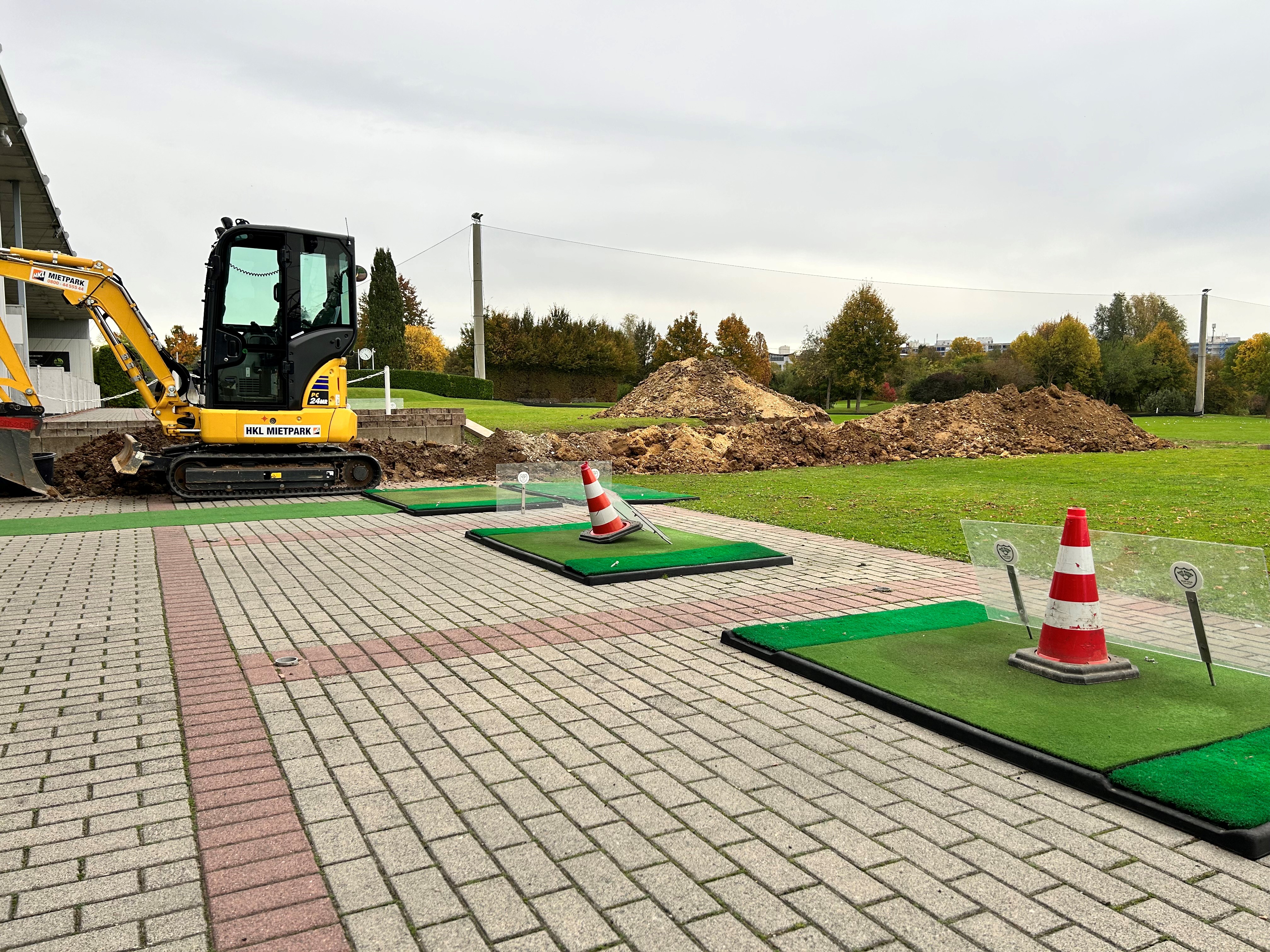 Umbaumaßnahme Echo Sammel Roboter - Driving Range