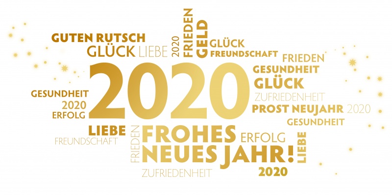Frohes neues Jahr 2020